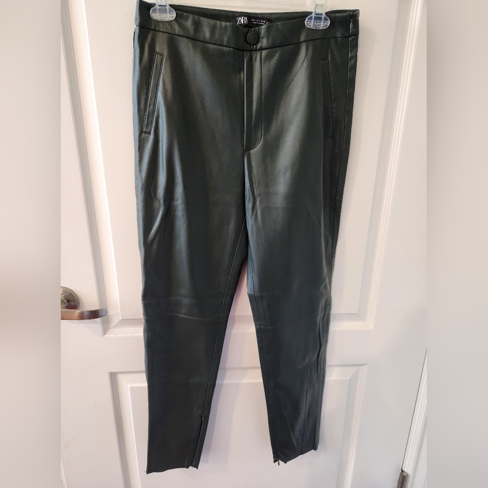 Zara Faux Leather Pants
